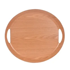 Plateau oval naturel avec anse