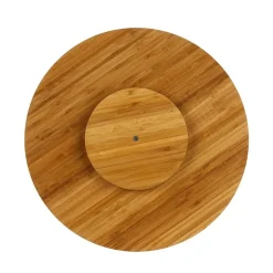Plateau tournant en bambou 35cm