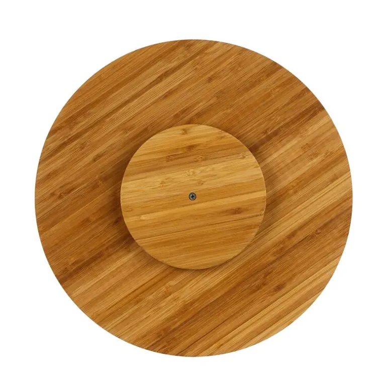 Plateau tournant en bambou 35cm
