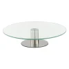 Plateau tournant en verre 30cm