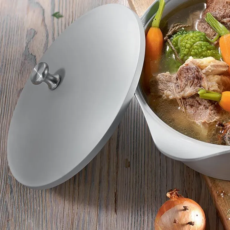 Poignée cocotte inox arrondie