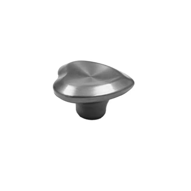 Poignée cœur en inox brossé