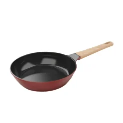 Poêle anti-adhésive 28 cm rouge Cookut