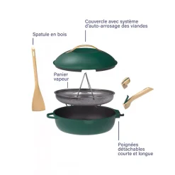 Poêle La Fabuleuse 24 cm canopée Cookut