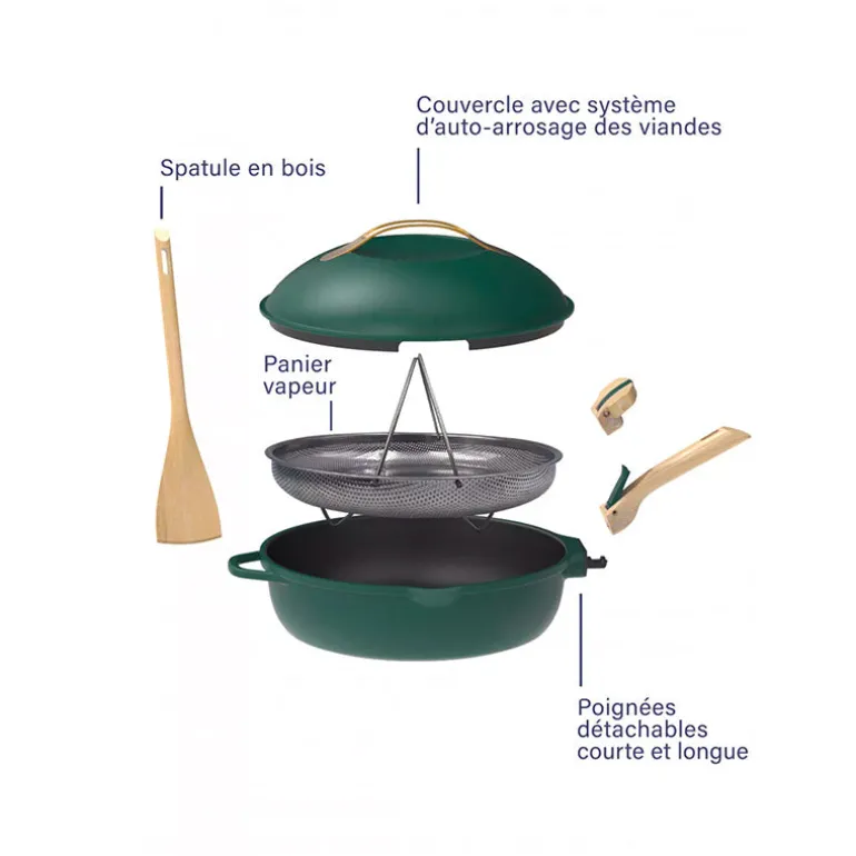 Poêle La Fabuleuse 24 cm canopée Cookut