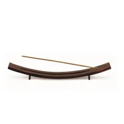Porte encens long en bois