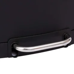 Poubelle rectangulaire à pédale métal noire 30L Ariane Five