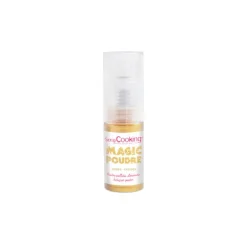 Poudre alimentaire dorée spray