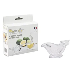 2 presse-citrons transparents
