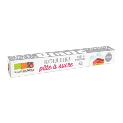 Pâte à sucre en rouleau blanc