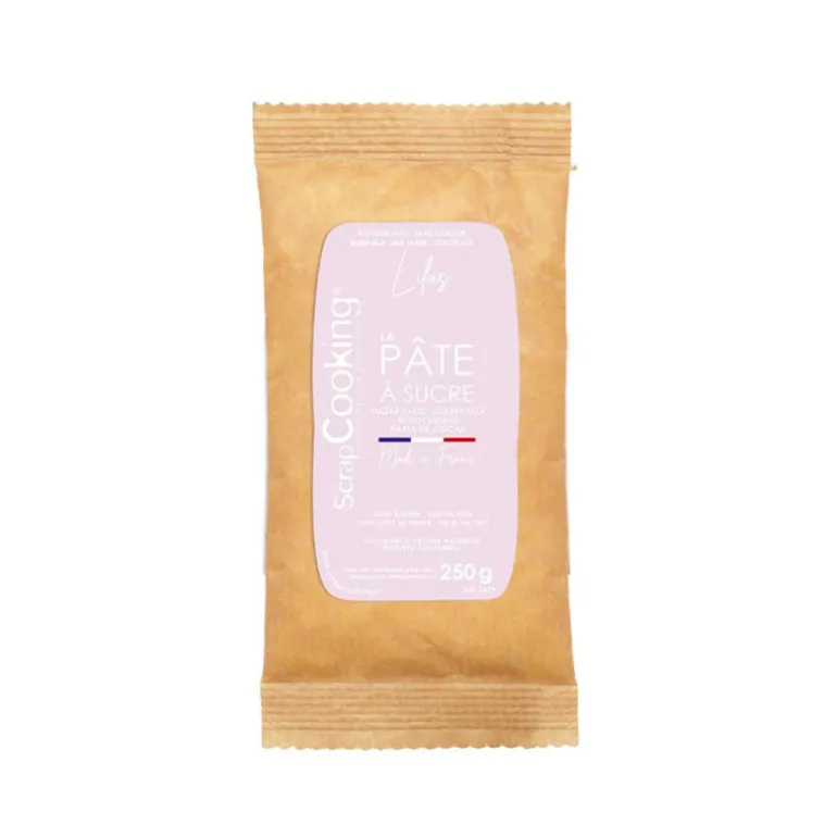 Pâte à sucre 250g lilas ScrapCooking