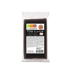 Pâte à sucre 250g noir ScrapCooking