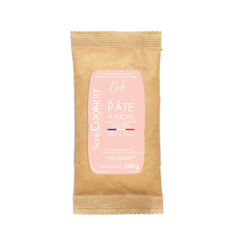 Pâte à sucre 250g nude ScrapCooking