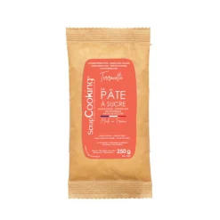 Pâte à sucre 250g terracotta ScrapCooking