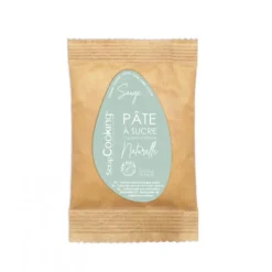 Pâte à sucre vert sauge 200g