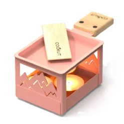 Raclette à la bougie rose Yeti Cookut