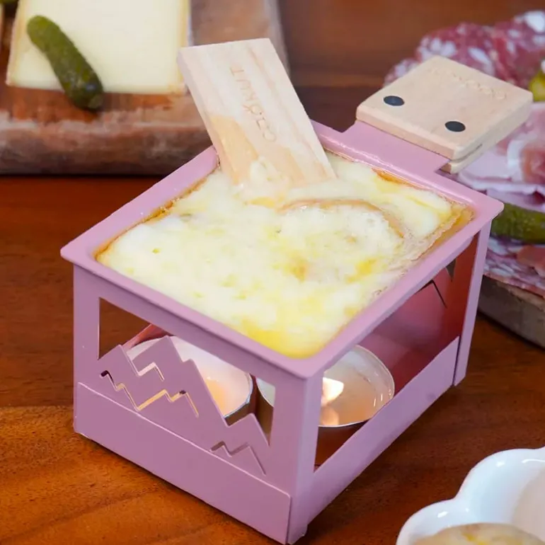 Raclette à la bougie rose Yeti Cookut