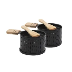 Raclette 2 personnes noires Lumi Cookut