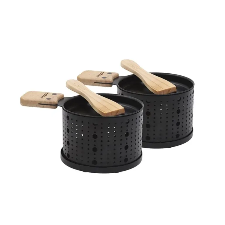 Raclette 2 personnes noires Lumi Cookut