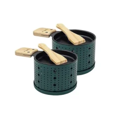 Raclette 2 personnes vertes Lumi Cookut