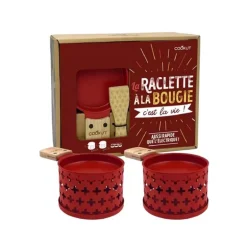 Raclette bougie rouge c'est la vie
