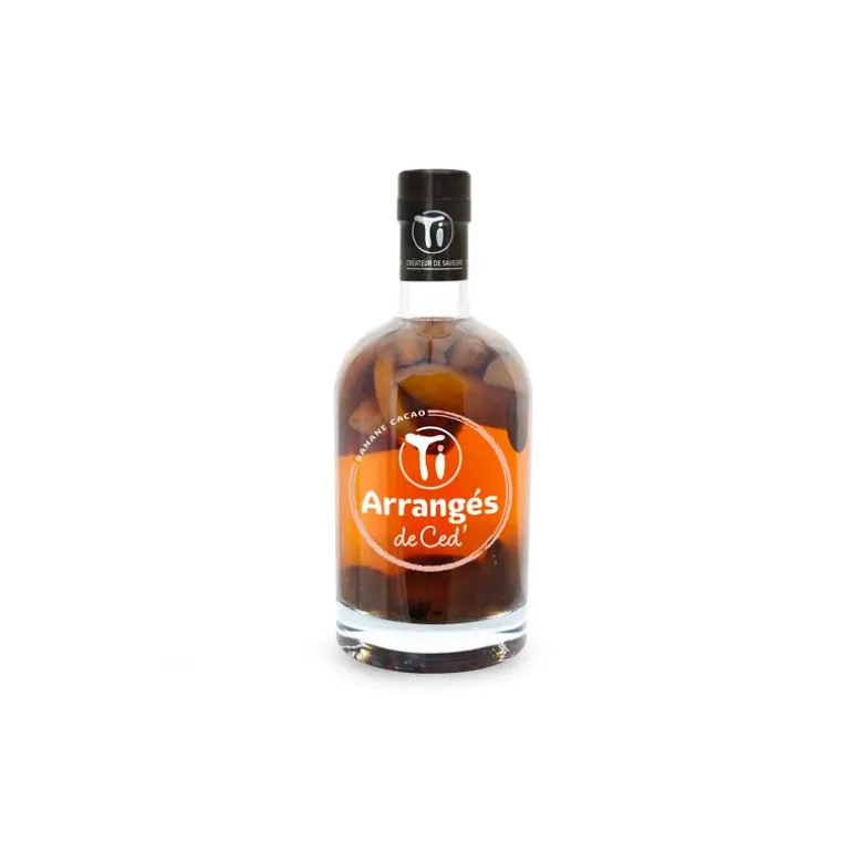 Rhum arrangé banane et cacao 35 cL Les Rhums de CED