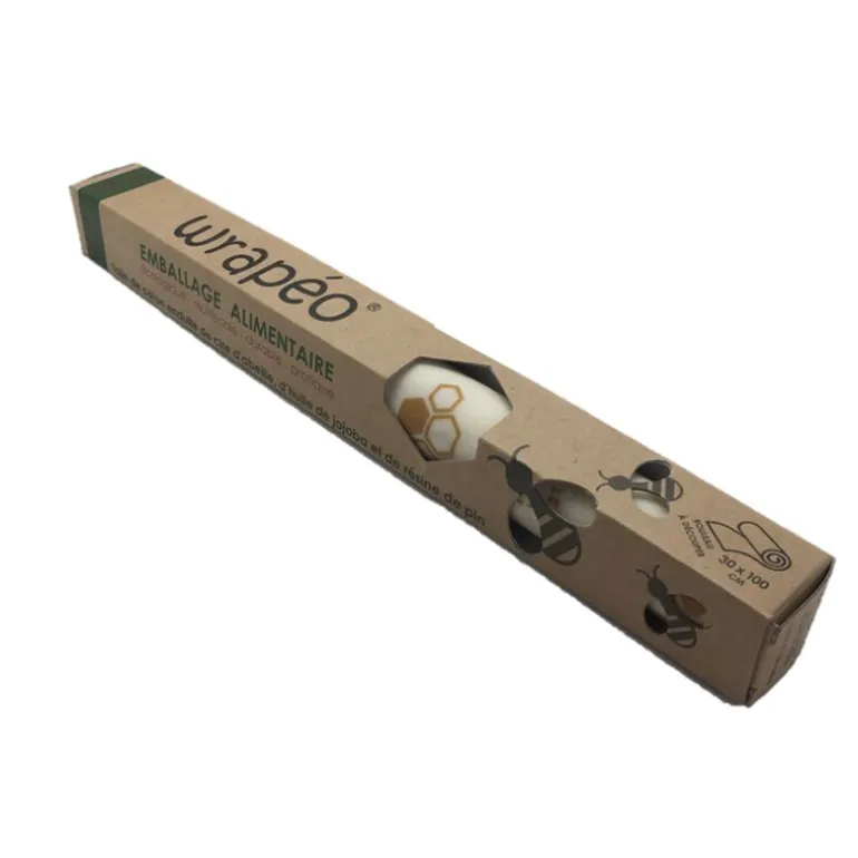 Rouleau emballage cire d'abeille