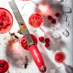Râpe zesteur premium rouge grenade Microplane