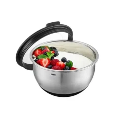 Saladier Inox avec couvercle 20 cm Gefu