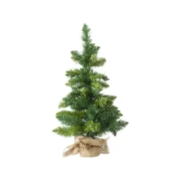 Sapin de Noël à poser blooming vert