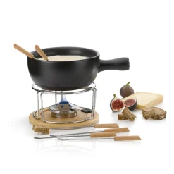 Service fondue natura 10 pièces