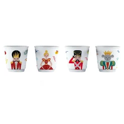 Set 4 tasses casse noisette