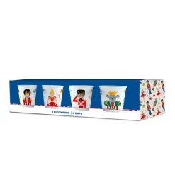 Set 4 tasses casse noisette