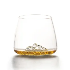Set 2 verres à whisky Everest et Mont Blanc 350ml Topographic Alaskan Maker