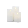 Set de 3 bougies LED
