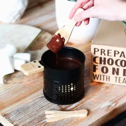 Set de fondue chocolat noir