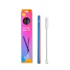 Set de paille réutilisable en inox