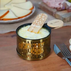 Set raclette à la bougie Or