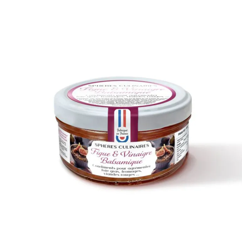 Sphères culinaires figue et vinaigre balsamique 120g Phileas Gourmet