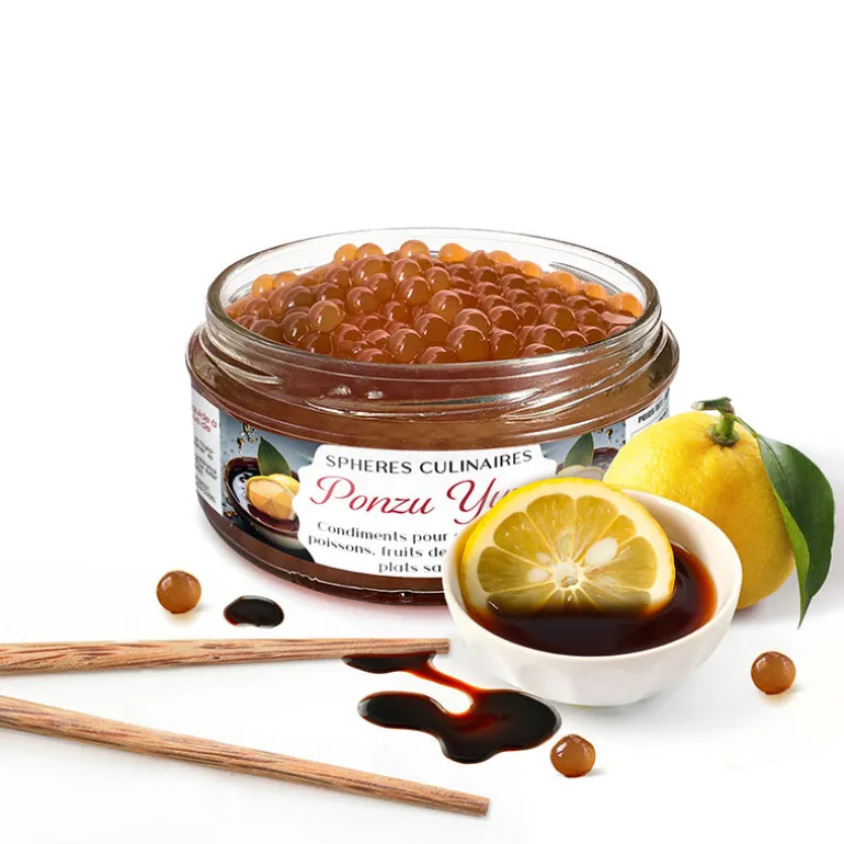Sphères culinaires Ponzu Yuzu 120g Phileas Gourmet