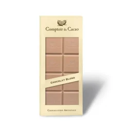 Tablette Chocolat blanc au caramel