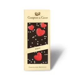 Tablette Chocolat noir Coeur