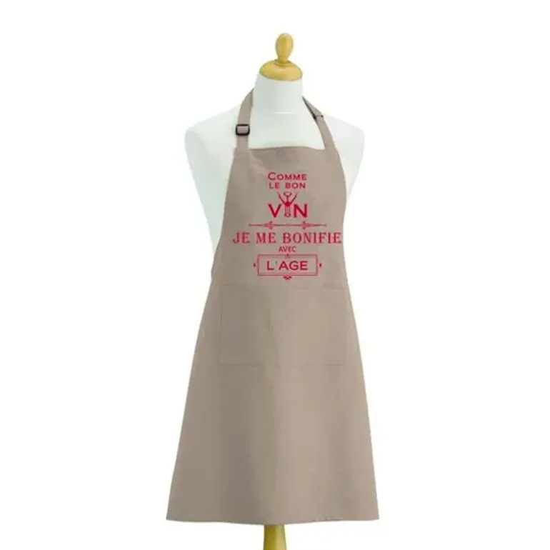 Tablier "Comme le bon vin"
