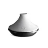 Tajine 33 cm blanc/ardoise