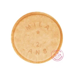 Tampon à messages pour biscuits