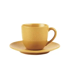Tasse & soucoupe VESUV. safran 12cl