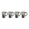4 tasses à espression Hela noir