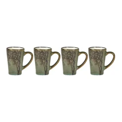 4 tasses expresso 10 cL vertes Hela Villa Collection