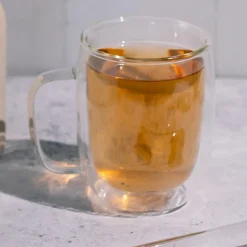 2 tasses transparentes verre 35cl