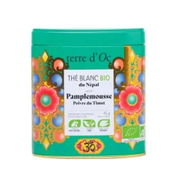 Thé blanc bio pamplemousse & poivre